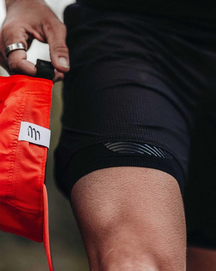 Trail Racing Overshort M - Denim | Running Shorts | Compressport