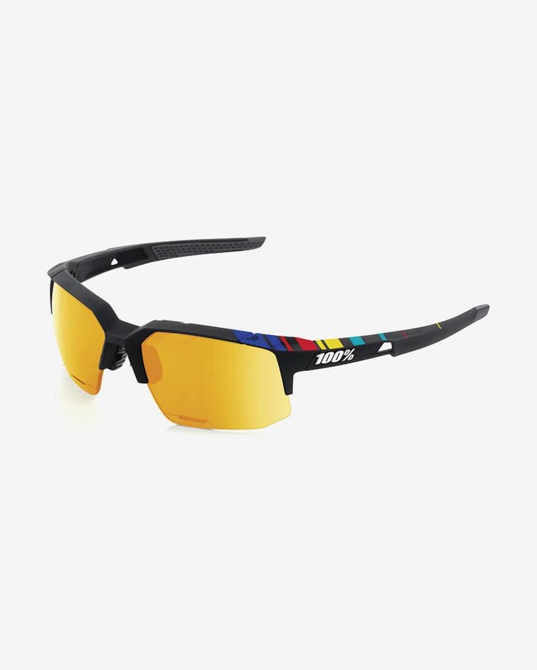 Gafas 100% Speedcoupe negro con lentes Gold Mirror espejadas Peter Sagan Limited Edition - #1
