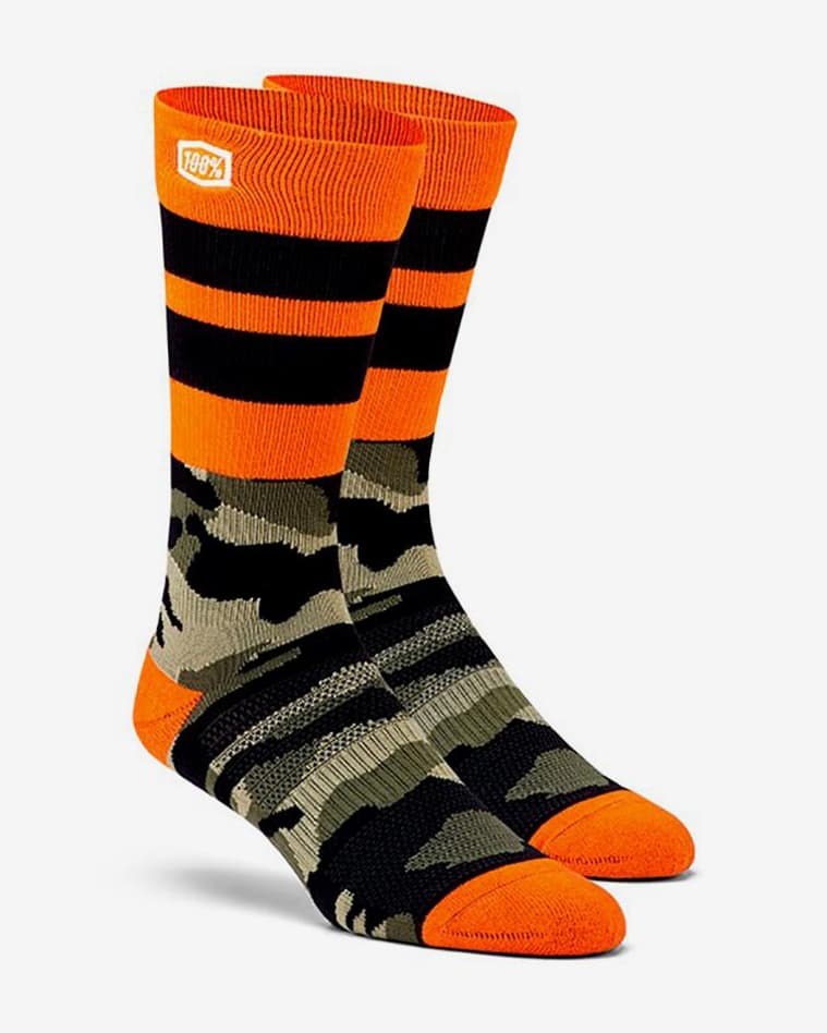 Calcetines 100% Troop camuflaje naranja - #1