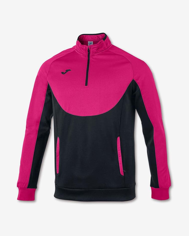 Sudadera Joma Essential 1/2 Cremall fucsia negro - #1