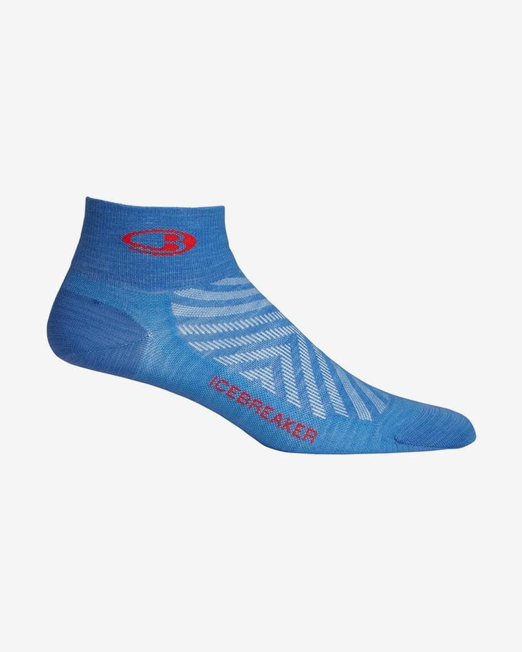 Calcetines Icebreaker Run+ Ultra Light Mini azul mujer - #1