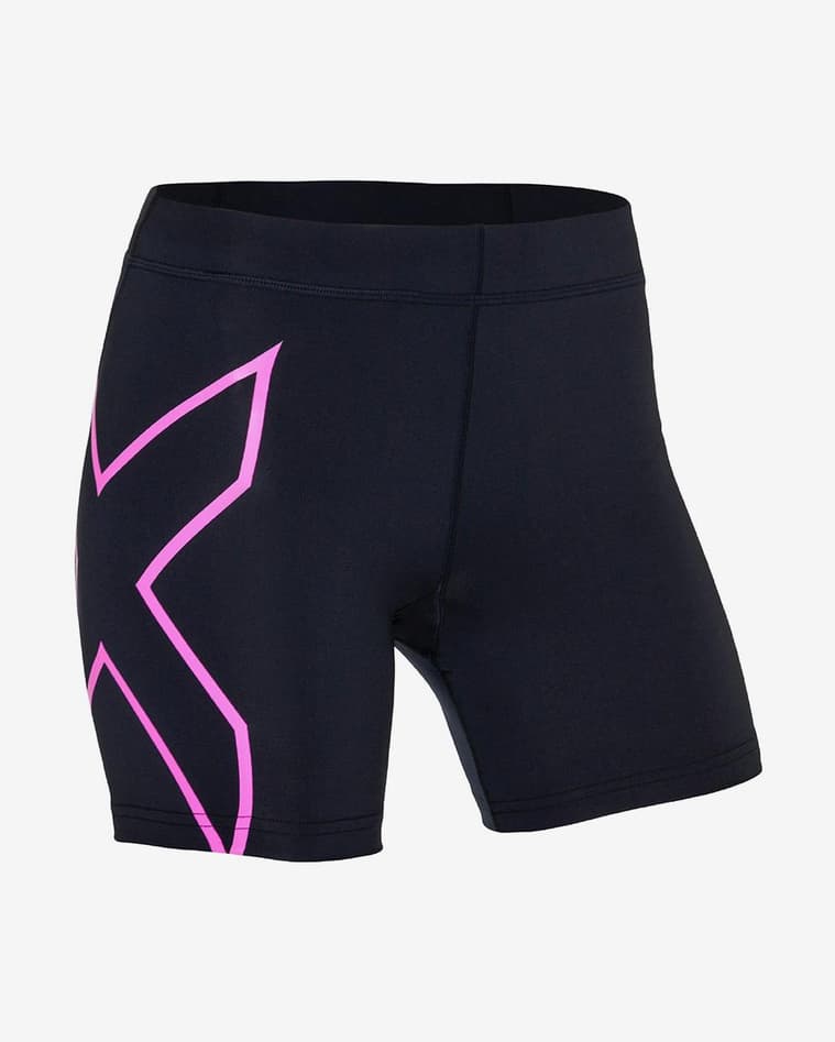 Malla corta 2XU Compression 5 negro rosa mujer - #1