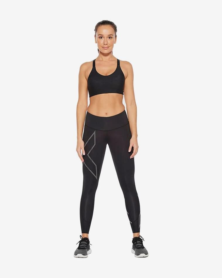 Malla larga 2XU Light Speed Mid-Rise Compression negro mujer - #1
