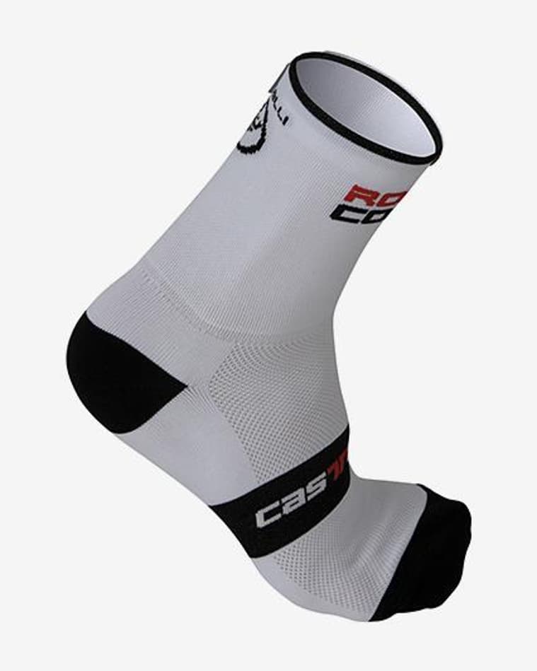 Calcetines Castelli Rosso Corsa 13 cm 2016 blanco - #1