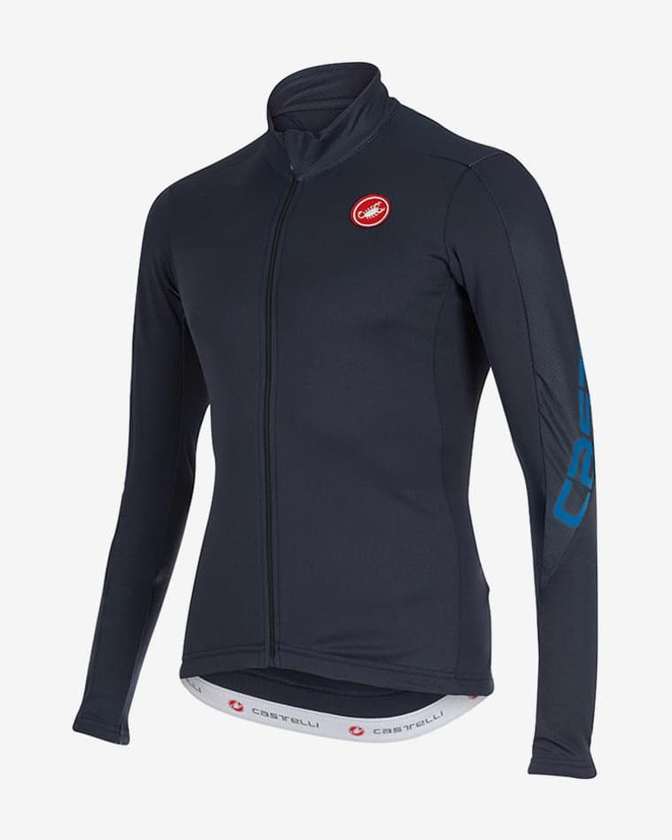 Maillot Castelli Classica Thermo ML azul oscuro azul - #1