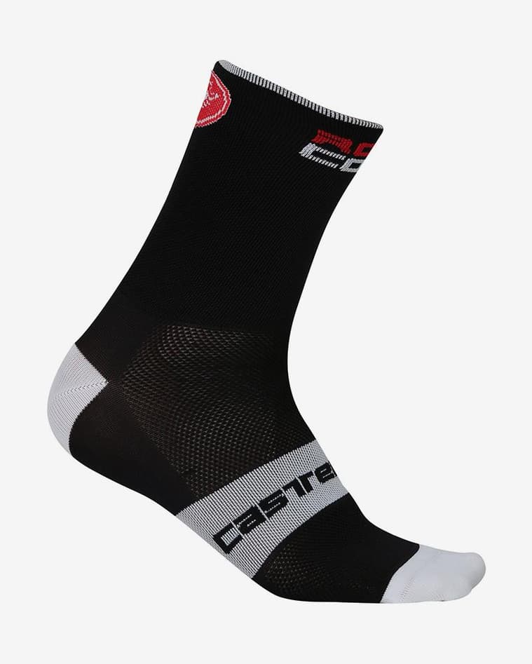 Calcetines Castelli Rosso Corsa 13 cm negro - #1