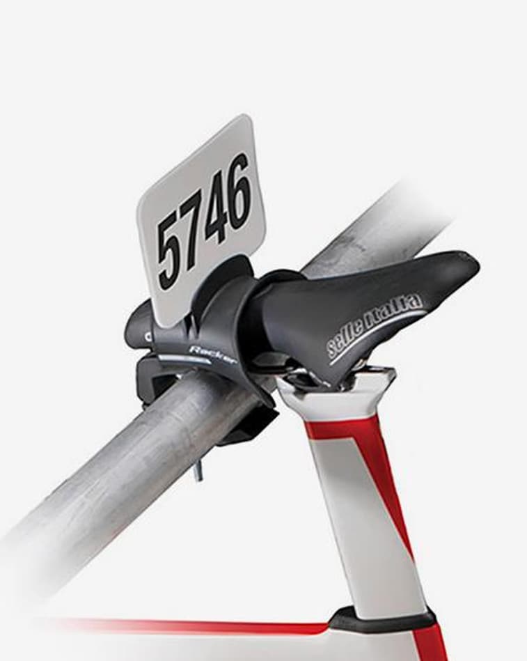 Soporte sillín Elite para área de transición de Triatlón - #1