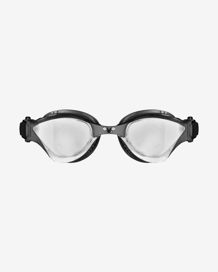 Gafas de natación Arena Cobra Tri Mirror negro con lentes espejadas plateado - #1