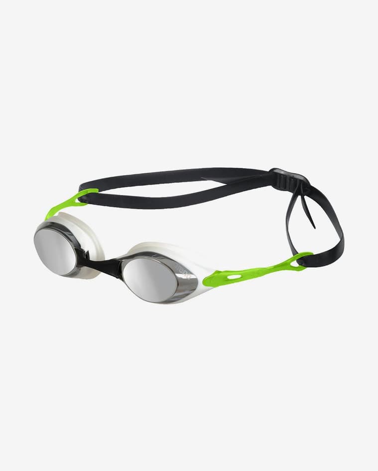 Gafas de natación Arena Cobra Mirror plata verde lentes espejo ahumadas - #1