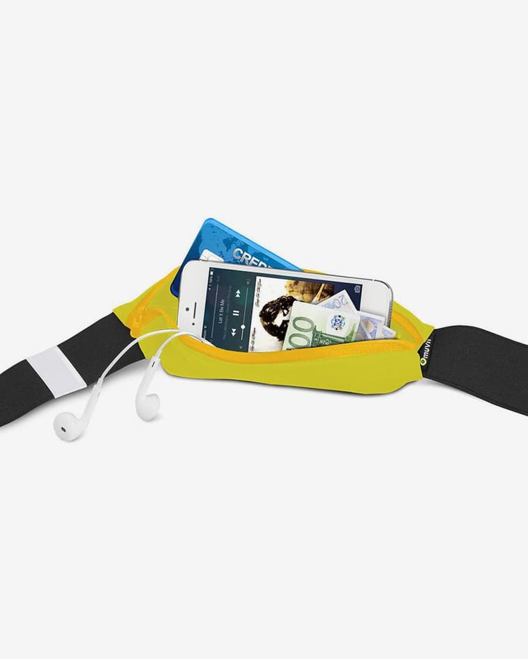 Cinturón elástico impermeable Muvit amarillo - #1