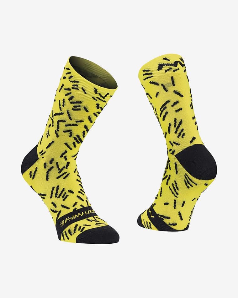 Calcetines Northwave Frizz amarillo negro - #1