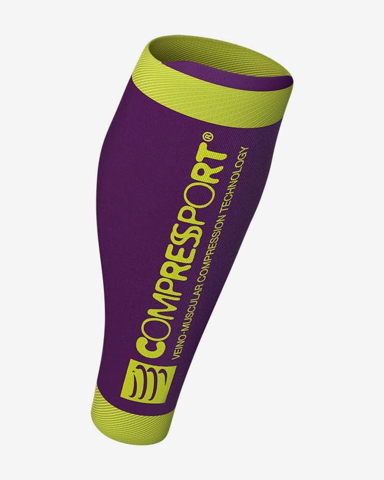 Medias compresión Compressport R2 v2 morado - #1