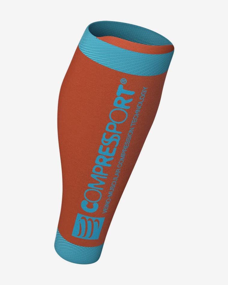 Medias compresión Compressport R2 v2 naranja - #1