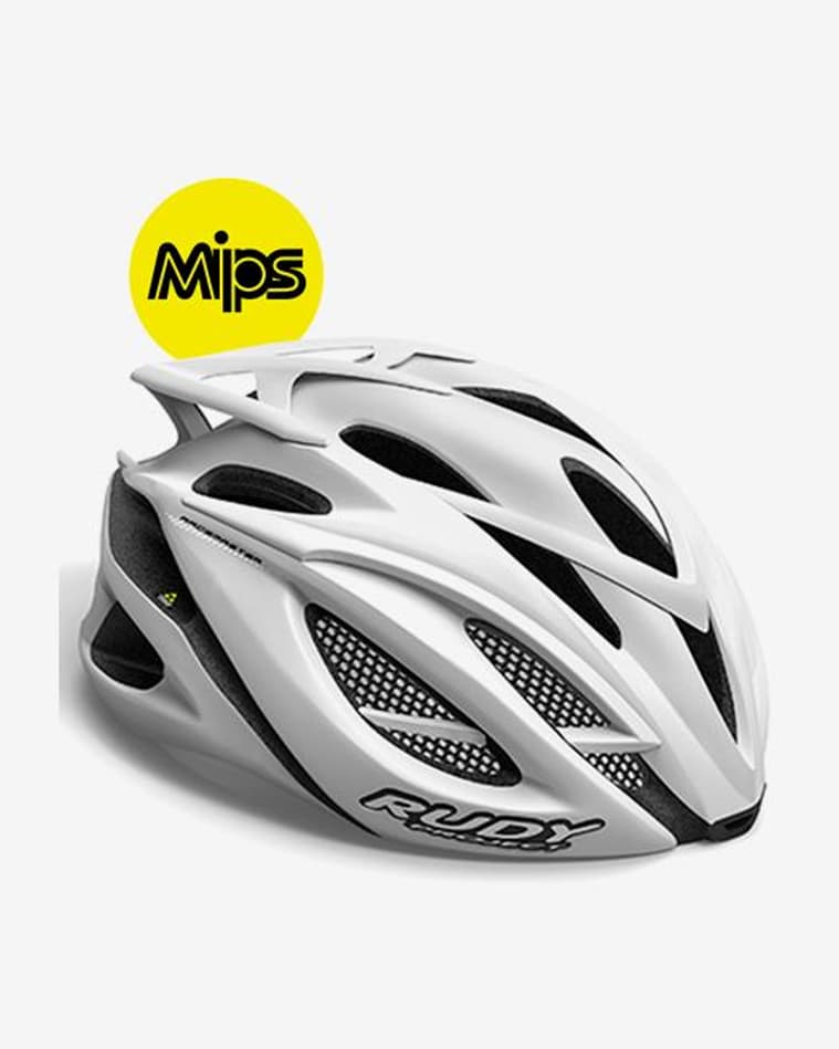 Casco Rudy Project Racemaster MIPS blanco negro mate - #1