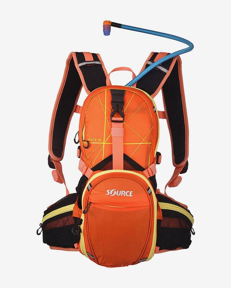 Mochila hidratación Source Race 3L naranja-amarillo - #1