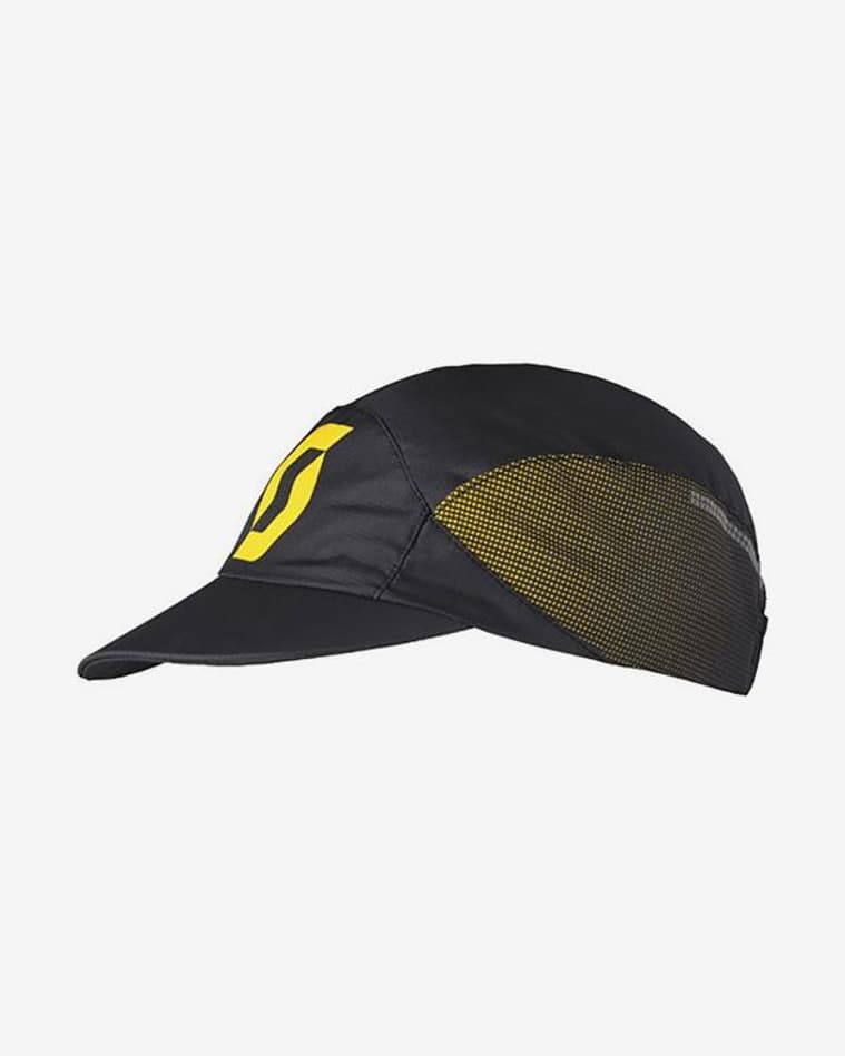 Gorra Scott Trail Run Soft Visor negro amarillo - #1