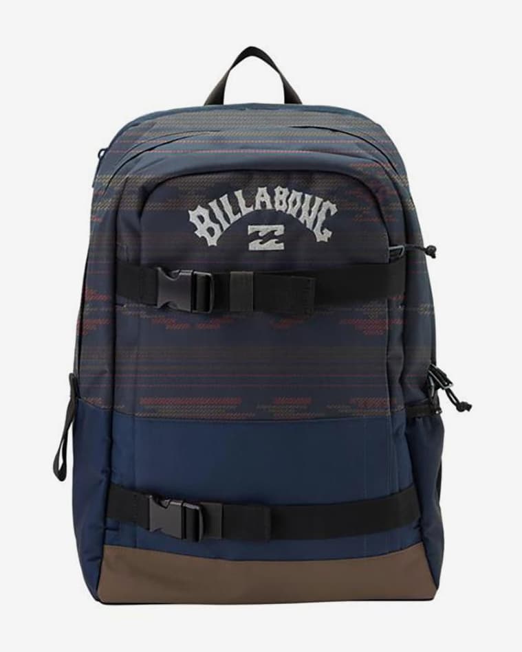 Mochila Billabong Command Skate 26L azul marrón blanco - #1