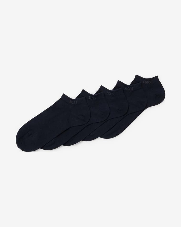 Calcetines BOSS Solid Color negro (5 pares) - #1