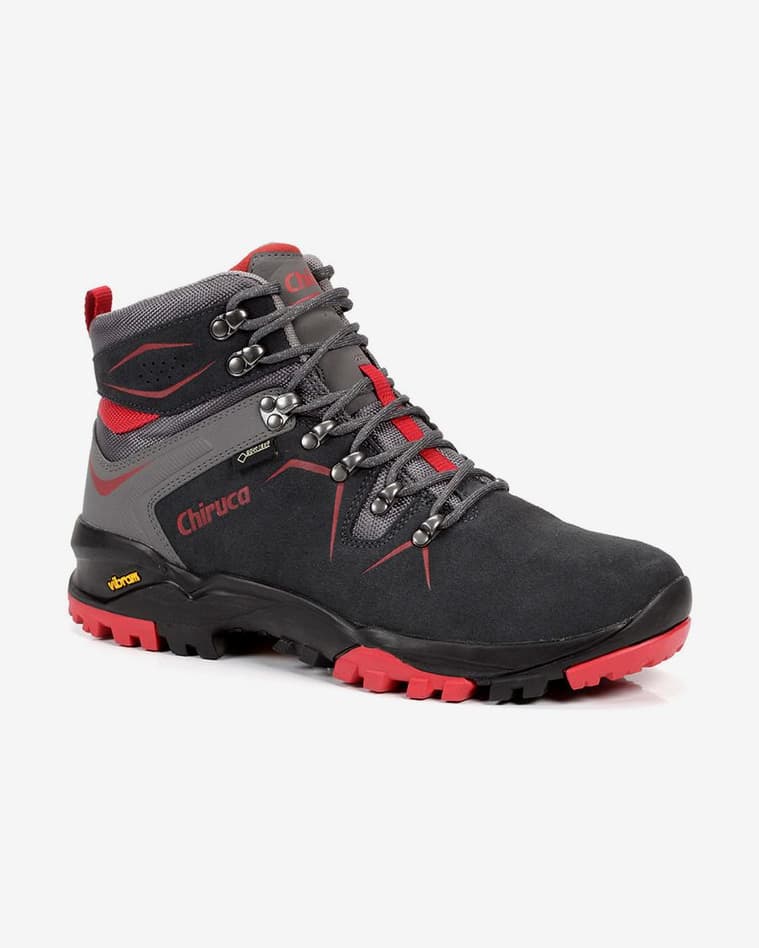 Botas Chiruca Wustan GORE-TEX negro rojo gris - #1