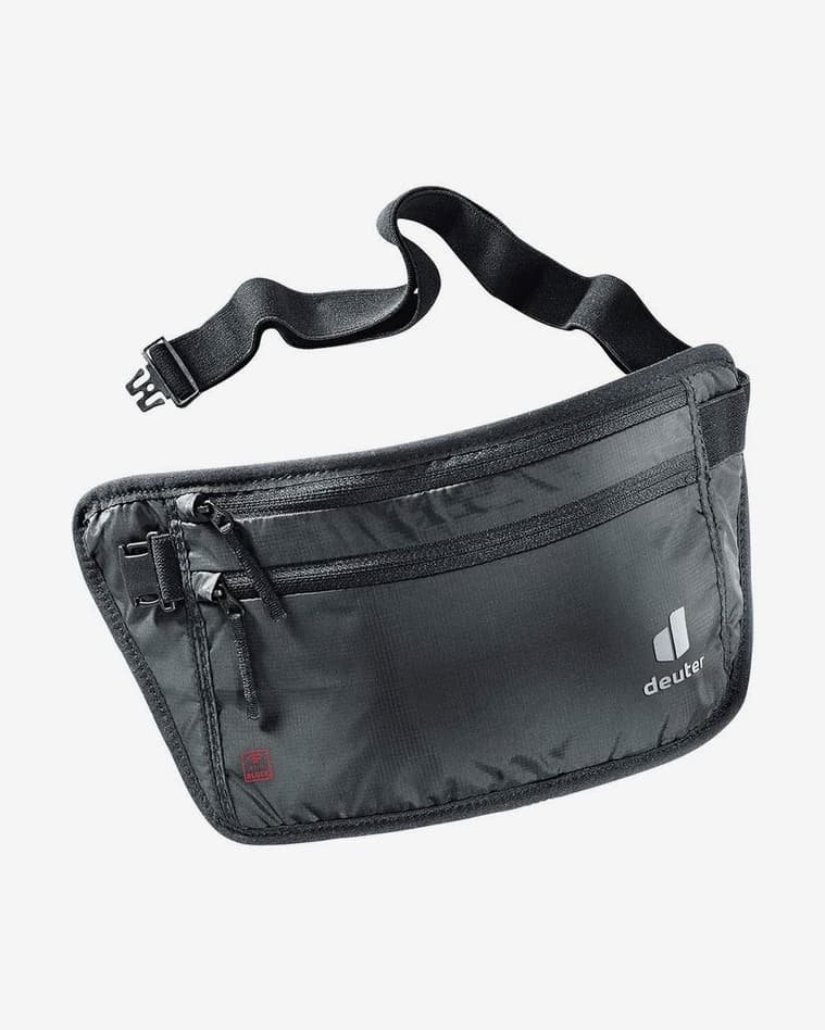 Riñonera Deuter Security Money II RFID BLOCK negro logo gris - #1