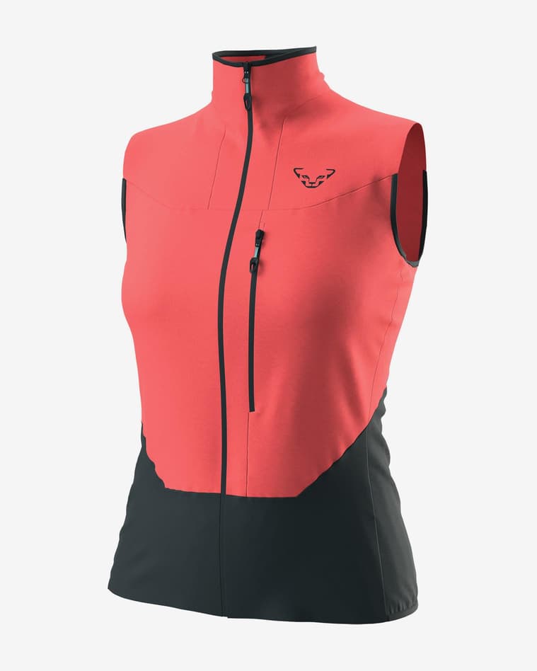 Chaleco Dynafit Traverse Dynastretch rosa coral mujer - #1