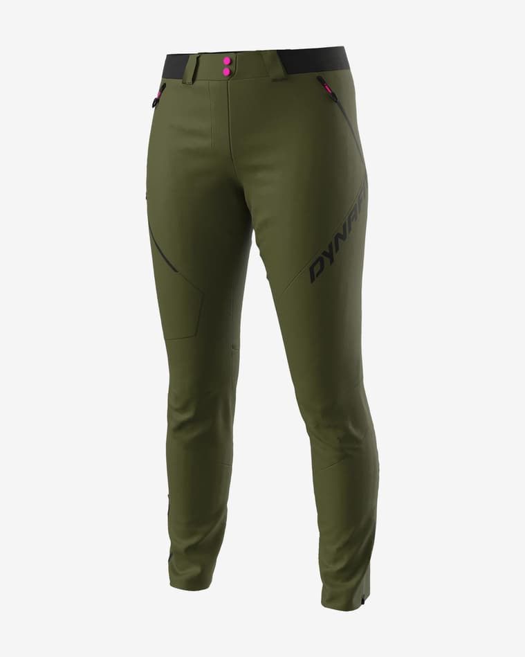 Pantalón largo Dynafit Transalper Dynastretch verde caqui mujer - #1