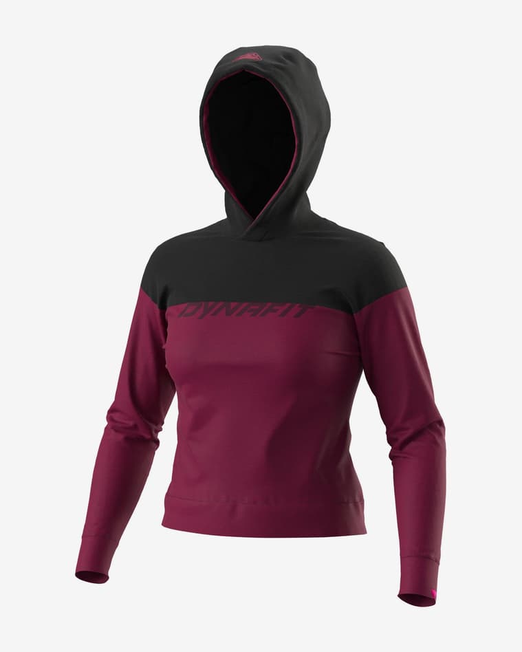 Sudadera con capucha Dynafit 24/7 Drirelease lila negro mujer - #1