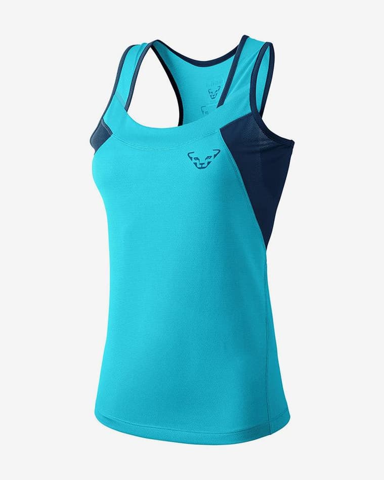 Camiseta Dynafit Vert 2.0 tirantes azul claro negro mujer - #1