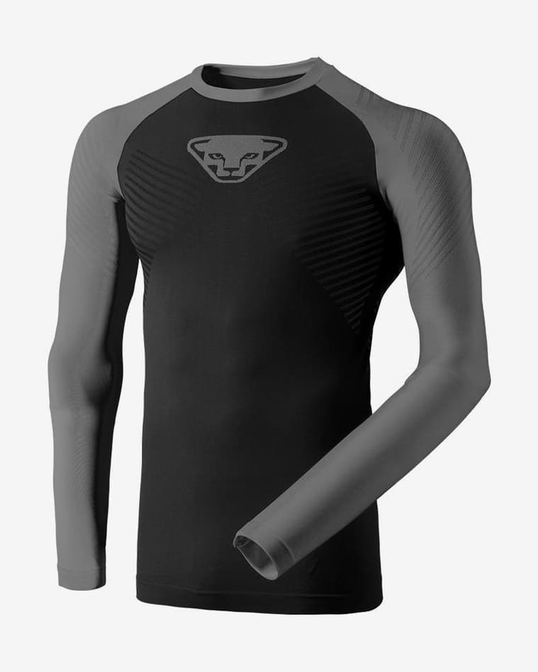 Camiseta Dynafit Speed Dryarn manga larga negro gris - #1