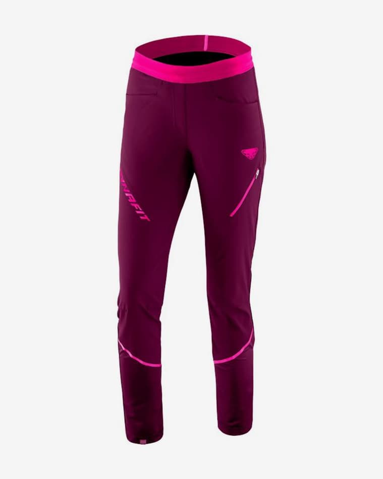 Pantalón largo Dynafit Transalper Hybrid lila rosa mujer - #1