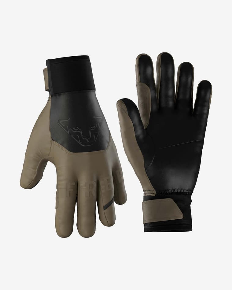 Guantes Dynafit Tigard Leather PrimaLoft marrón kaki - #1