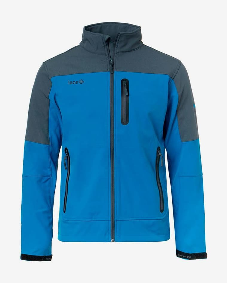 Chaqueta Izas Legan Softshell Cortavientos gris azul - #1