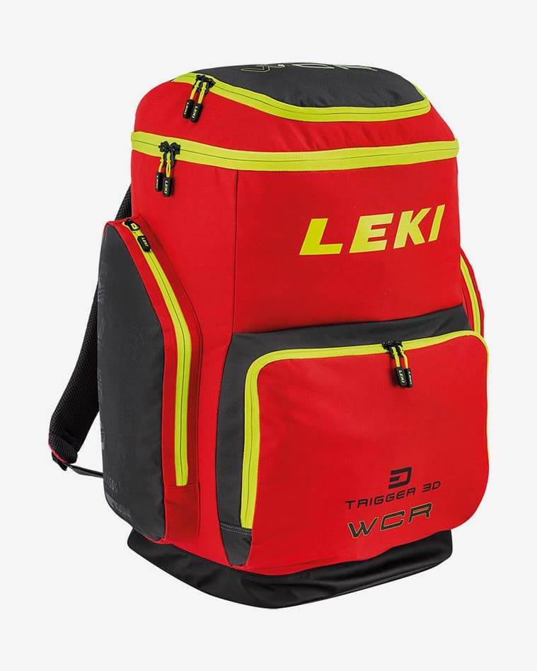 Mochila porta botas Leki Ski Boot Bag WCR 85L negro rojo amarillo - #1