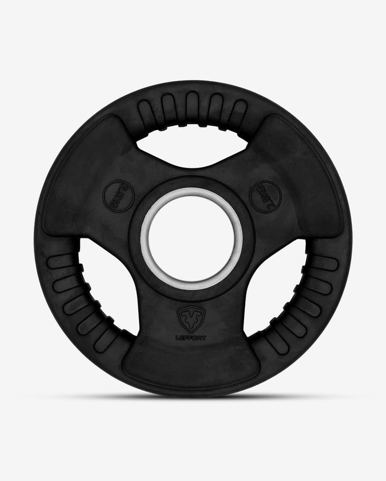 Disco olímpico Leffort Rubber Grip 2,5 kg - #1
