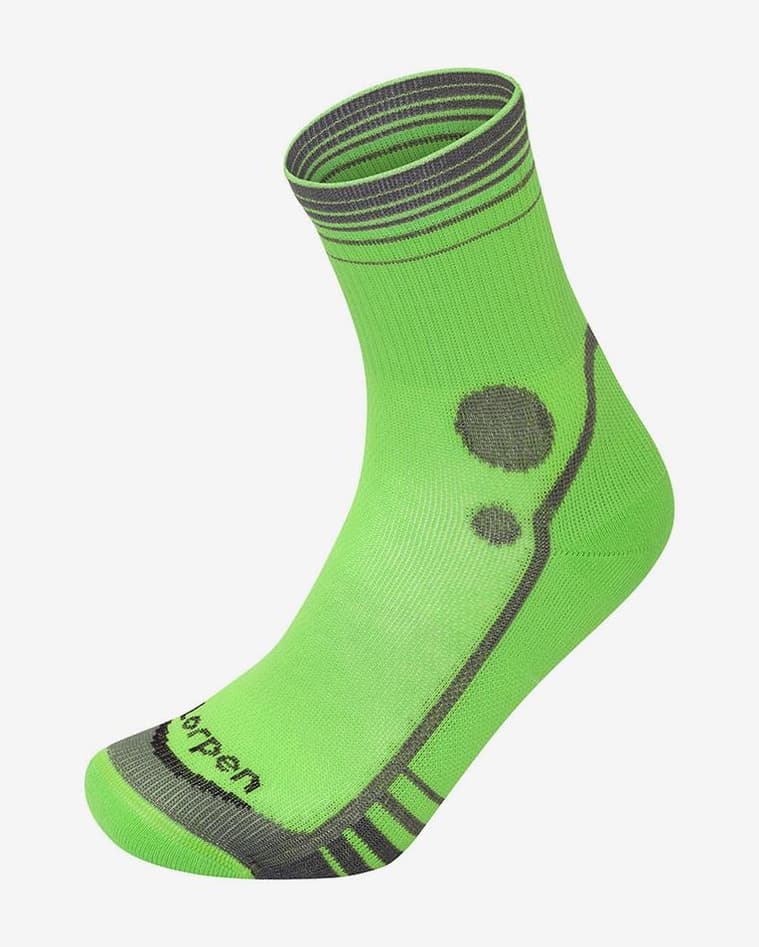 Calcetines Lorpen Running Mid Crew verde - #1