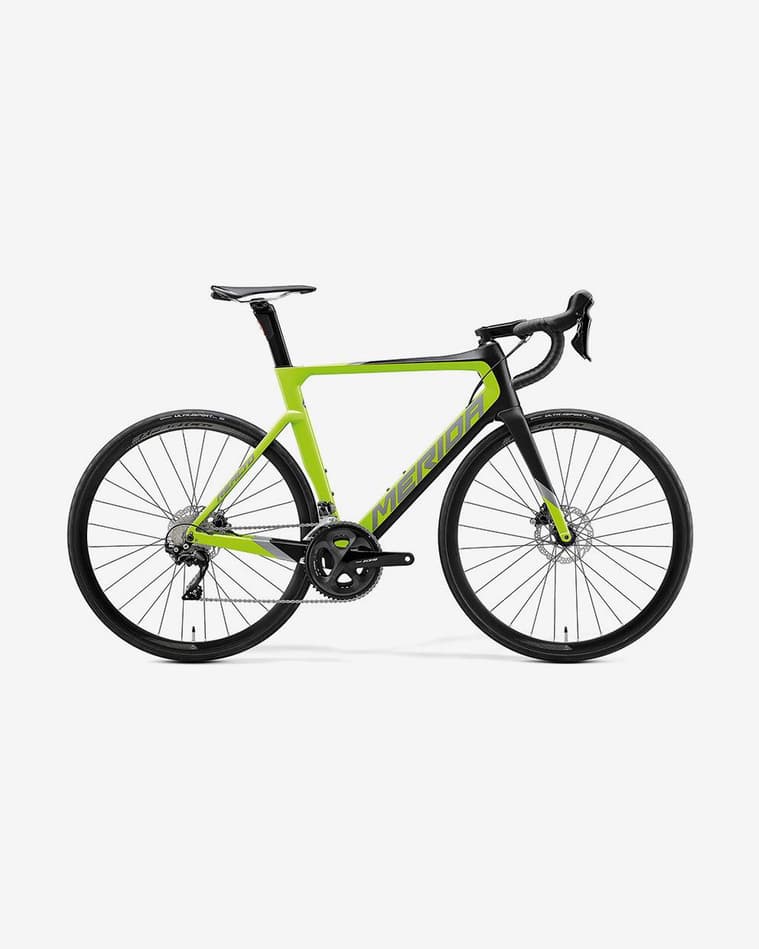 Bicicleta Carretera Merida Reacto Disc 4000 negro verde - #1