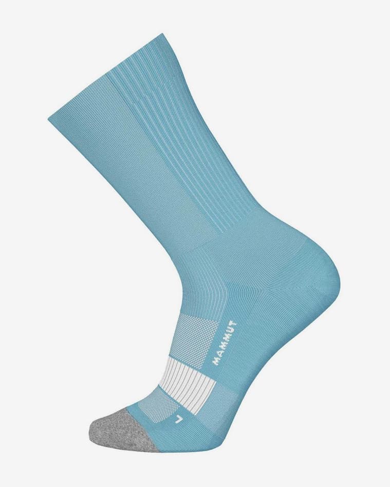 Calcetines Mammut All-Mountain Targeted Cushion Merino Crew azul luminoso blanco - #1