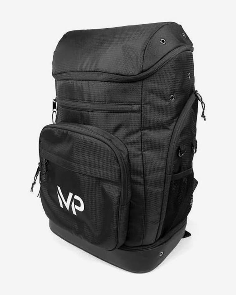 Mochila Michael Phelps Elite Team 30L negro blanco - #1