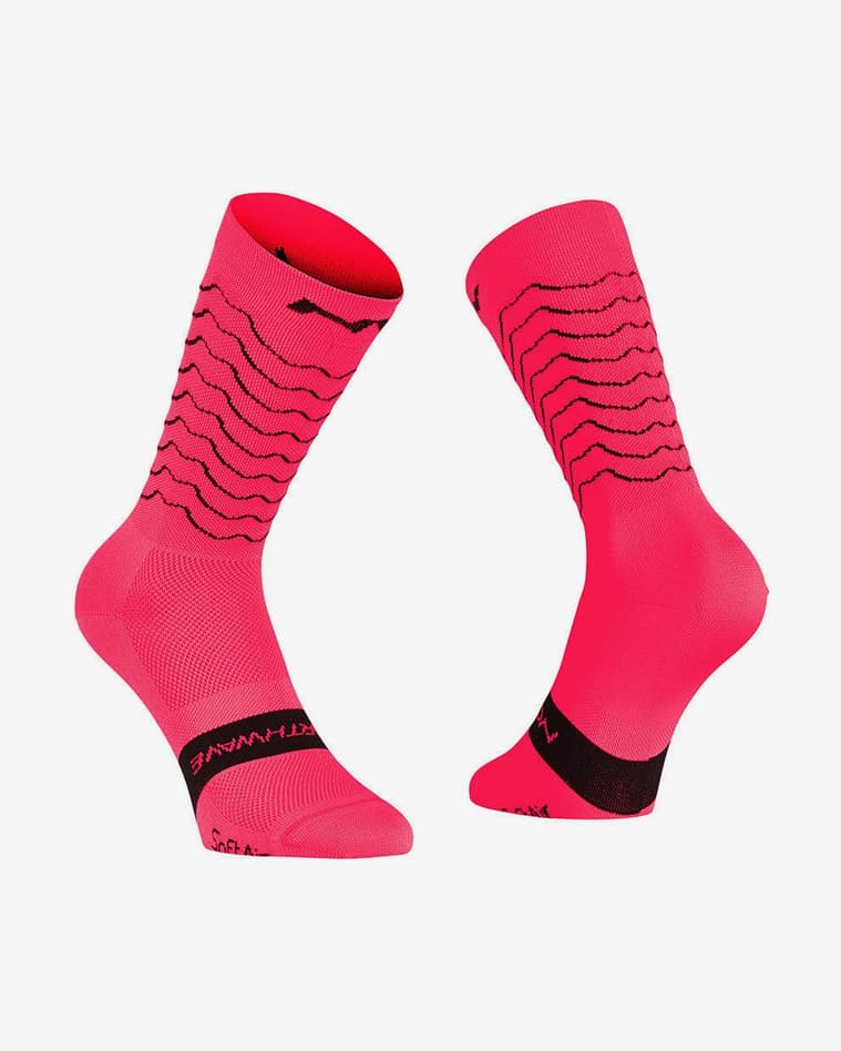 Calcetines Northwave Switch largos rosa negro mujer - #1