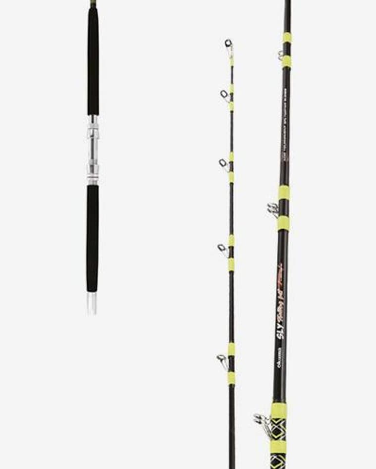 Caña curricán Okuma Sly Trolling Fast 1.87 m negro amarillo - #1
