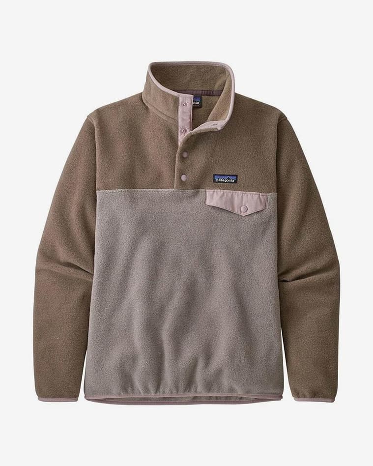 Sudadera Patagonia Synchilla Snap-T marrón claro mujer - #1