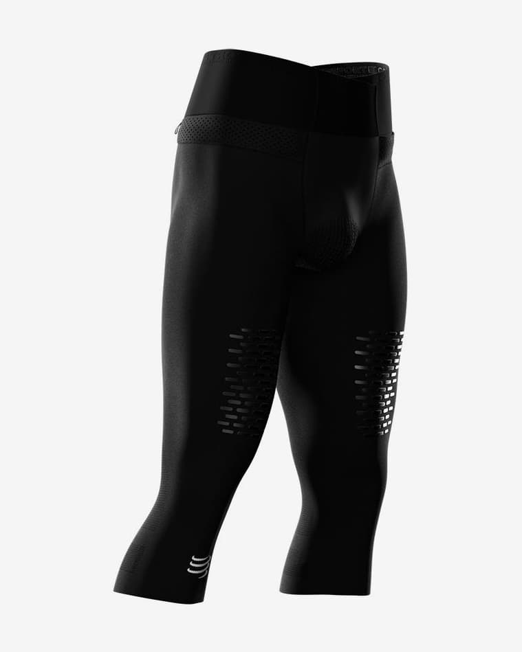 Malla pirata Compressport TrailRunning Under Control Pirate 3/4 negro - #1
