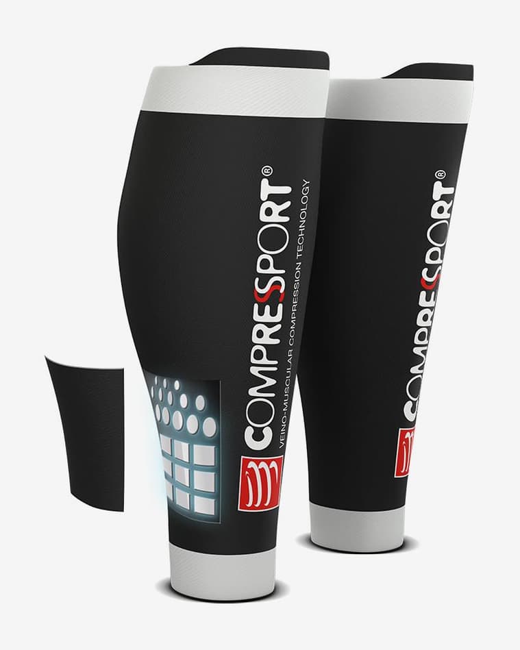 Medias compresión Compressport US V2 negro - #1