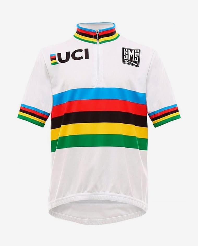 Maillot júnior Santini UCI World Champion Junior Jersey - Corte Classic - #1