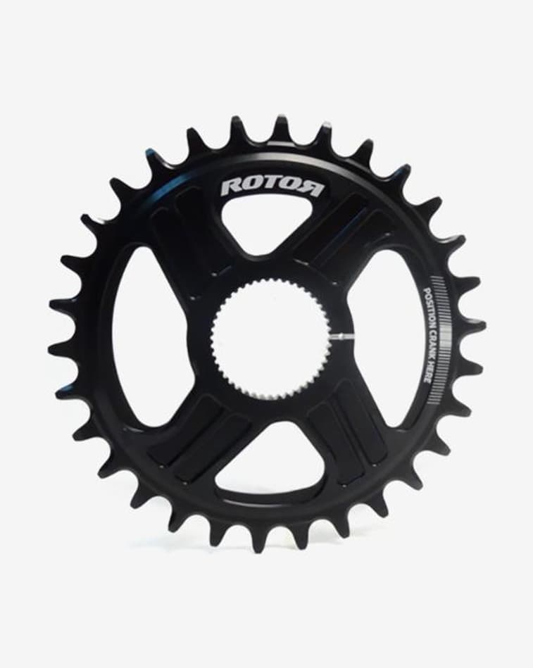 Plato de MTB Rotor Hawk y Raptor noQ redondo negro - #1