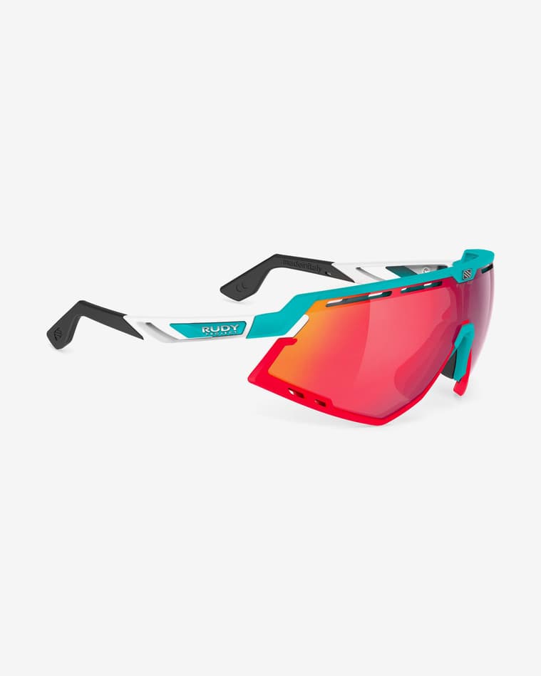 Gafas Rudy Project Defender azul verdoso con lente RP Optics Multilaser rojo - #1