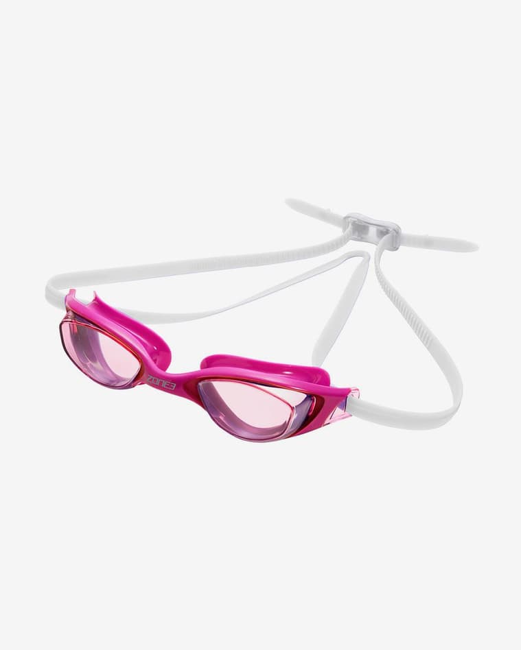 Gafas de natación Zone3 Aspect rosa blanco - #1