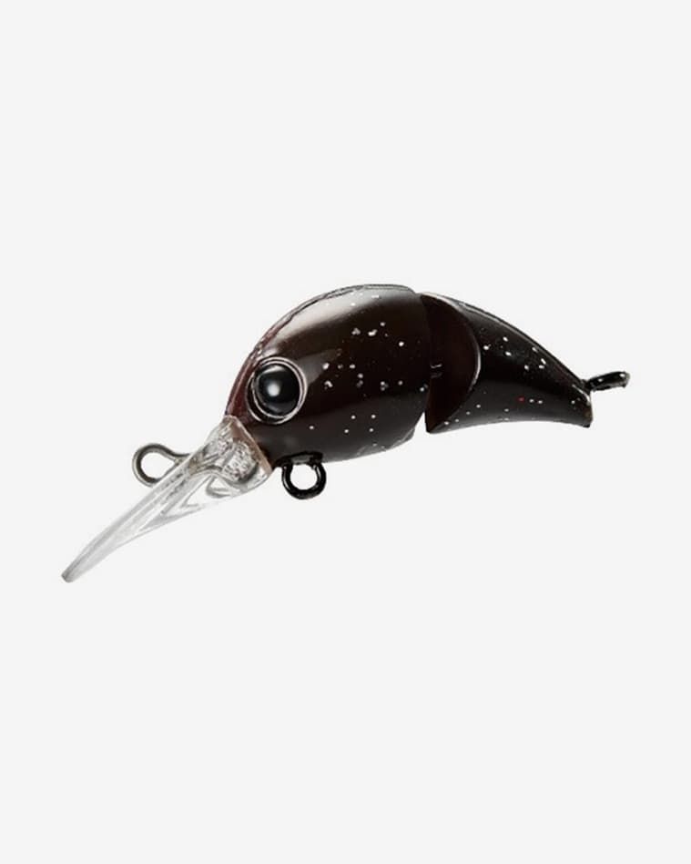 Señuelo artificial Shimano Cardiff Chibitoro 25F 1,4 g marrón oscuro negro - #1