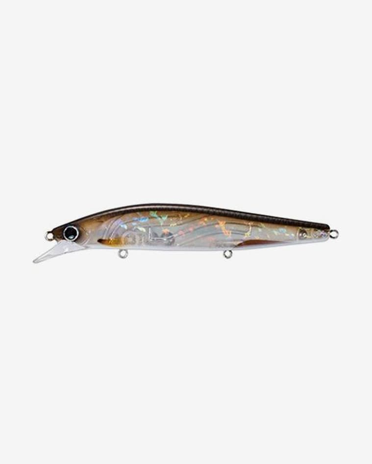 Señuelo artificial Shimano Bantam Rip Flash 115F 14 g marrón claro plateado - #1