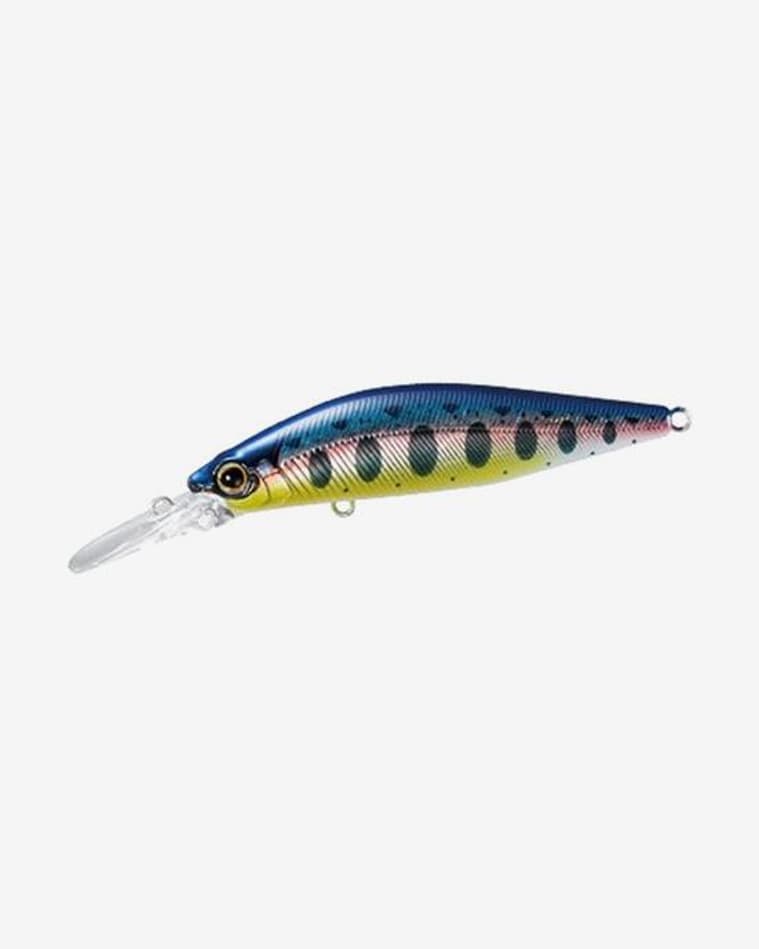 Señuelo artificial Shimano Cardiff Flügel 70F 7,8 g azul blanco amarillo - #1